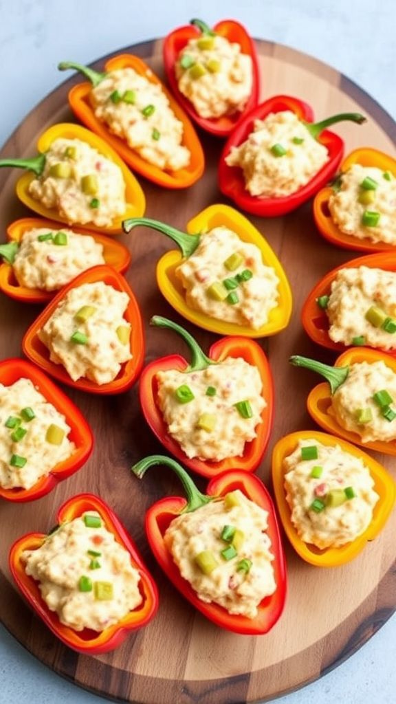 Pimento Cheese Stuffed Peppers  