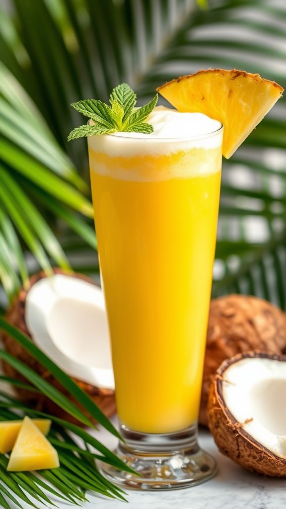 Pineapple Coconut Cooler  