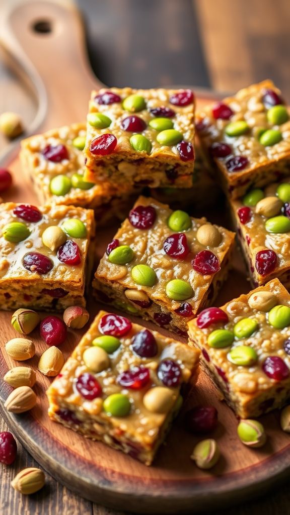 Pistachio and Cranberry Crunch  