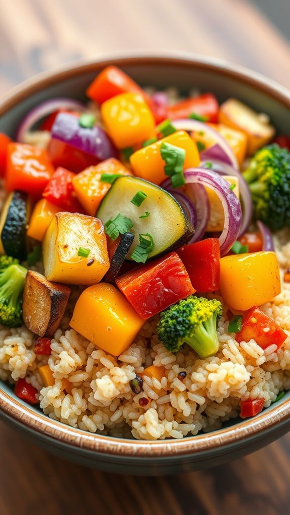 Quinoa and Roasted Vegetable Bowl