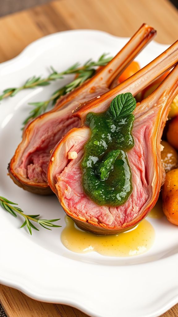 Rack of Lamb with Mint Jelly