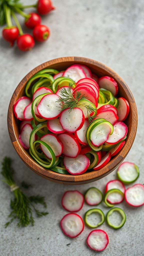 Radish and Cucumber Salad