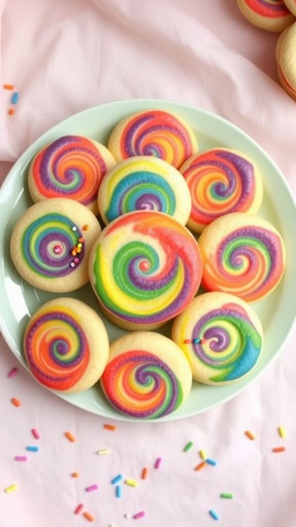 Rainbow Radiance Sugar Cookies  