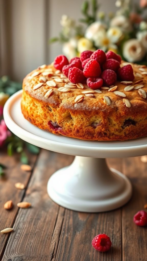 Raspberry Almond Coffee Cake