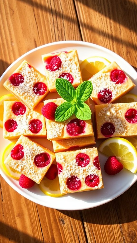 Raspberry Lemonade Bars  