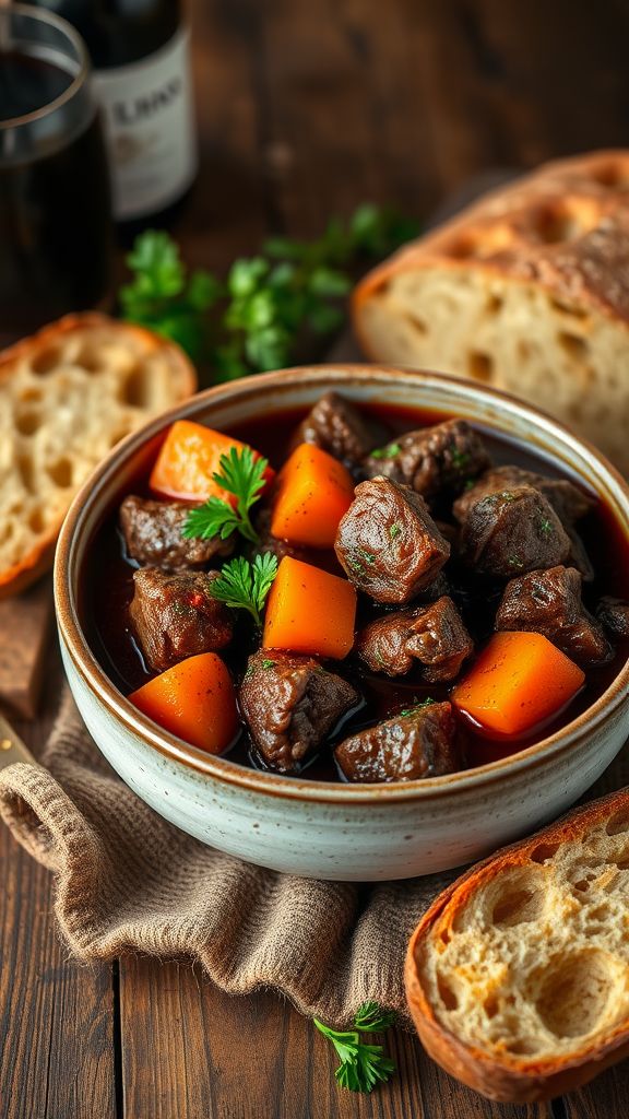 Red Wine Braised Lamb Stew  