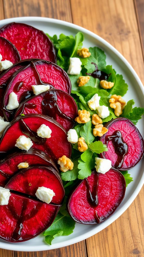 Roasted Beet and Goat Cheese Salad