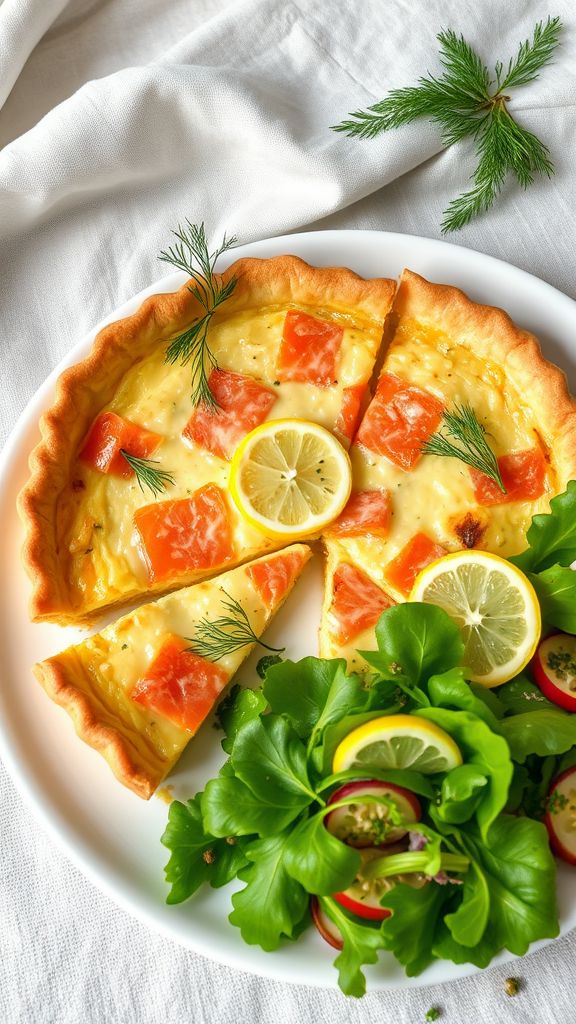 Smoked Salmon Quiche