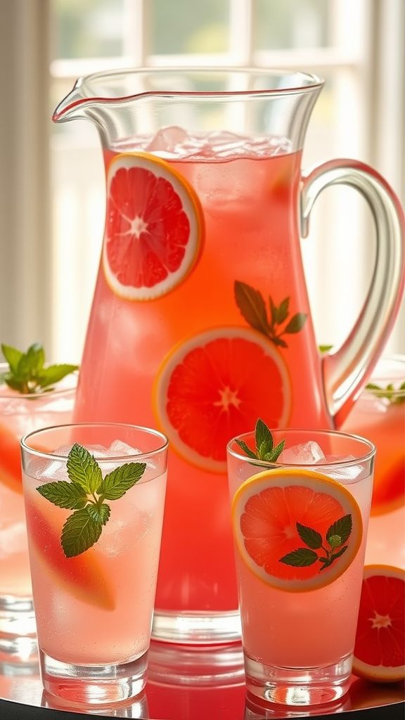 Sparkling Grapefruit Punch