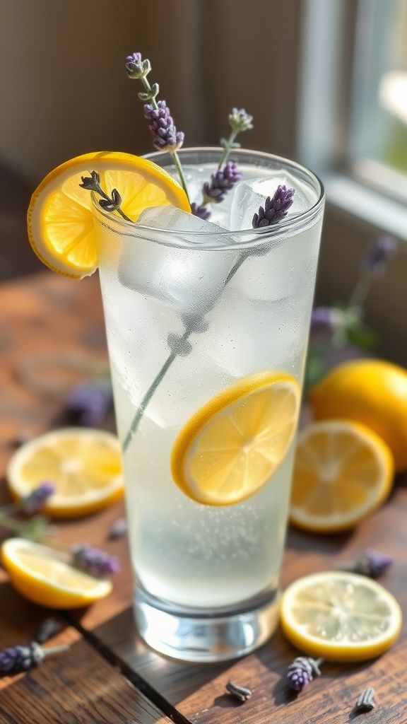 Sparkling Lavender Lemonade