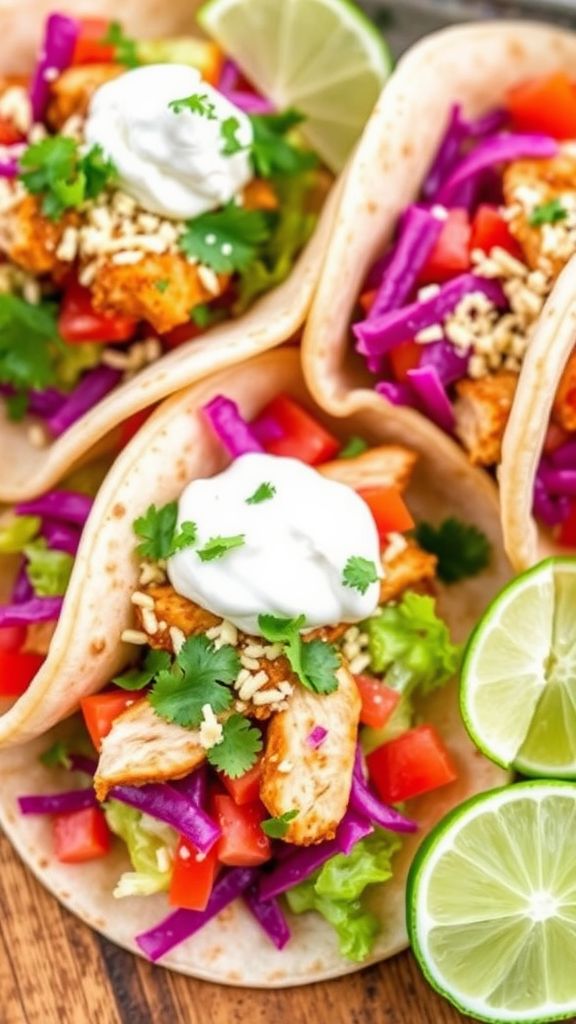 Spicy Chipotle Alice Springs Chicken Tacos