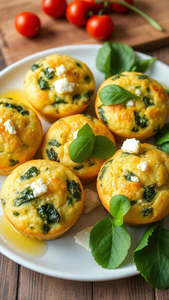 Spinach and Feta Egg Muffins