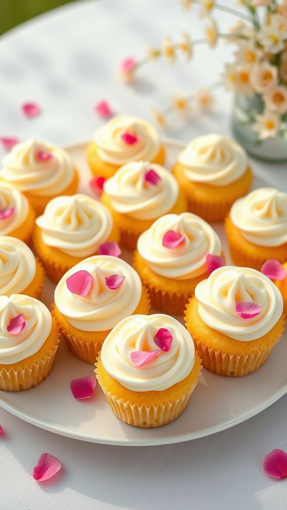 Spring Blossom Lemon Cupcakes  