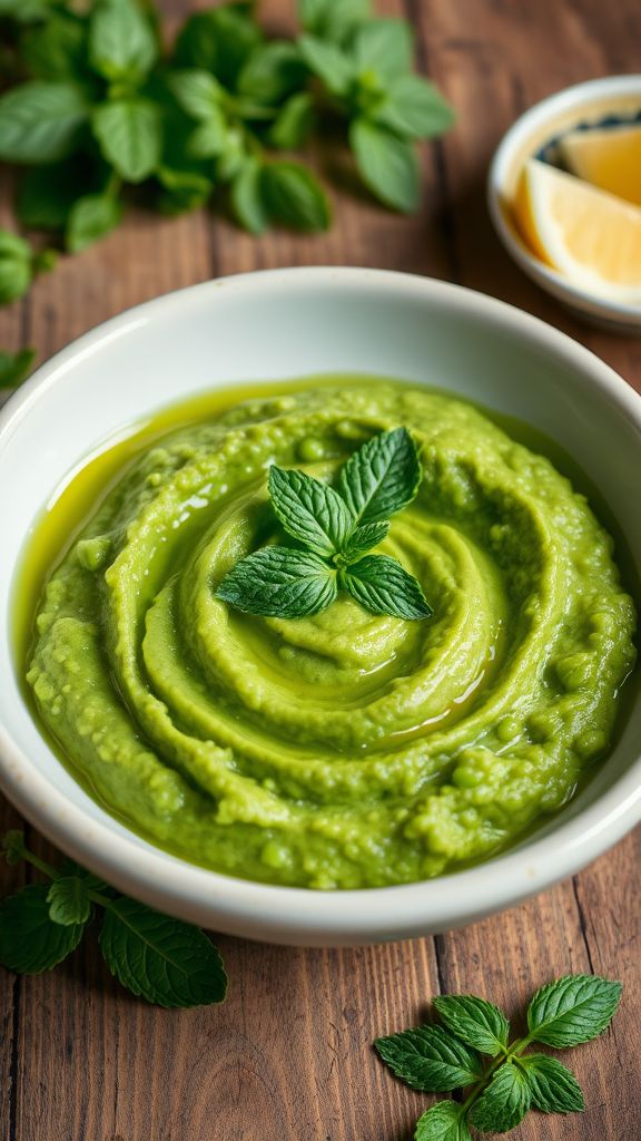 Spring Pea and Mint Mash