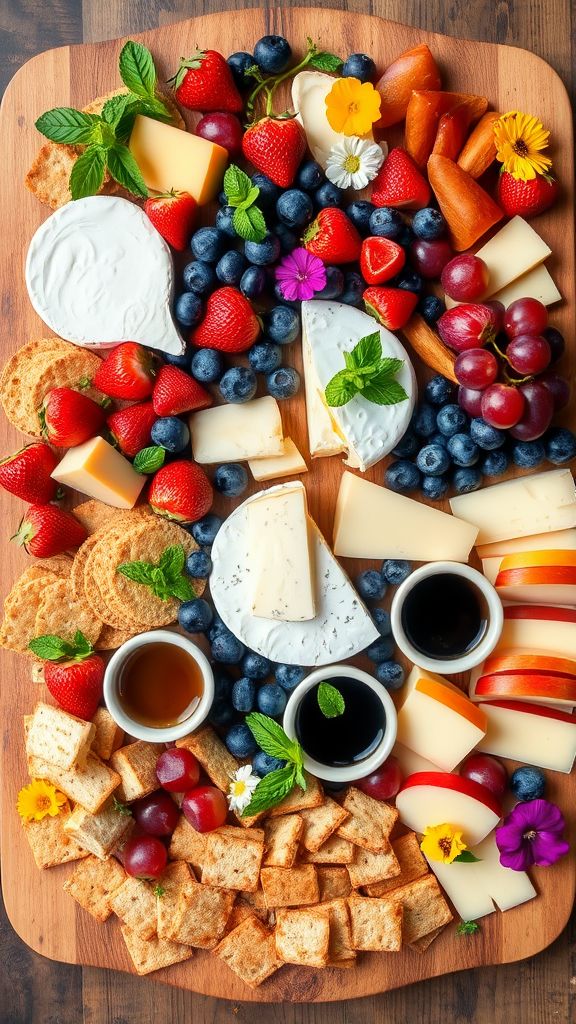 Springtime Delight Cheese Board  