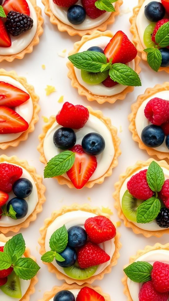 Springtime Fruit Tarts