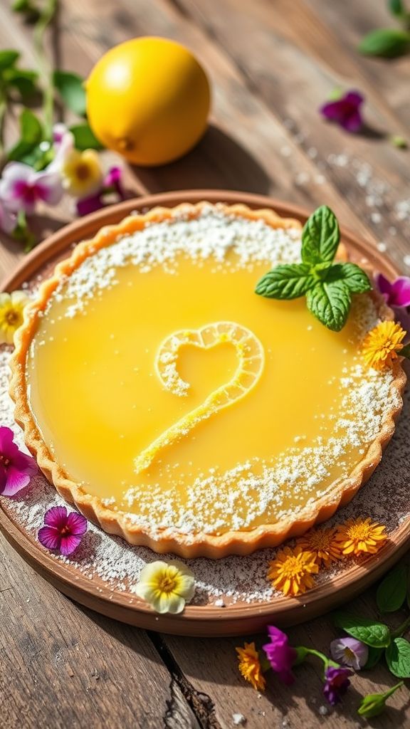 Springtime Lemon Tart  