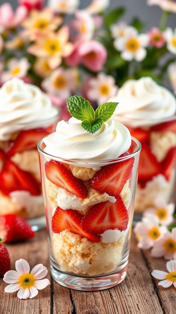 Strawberry Shortcake Parfaits  