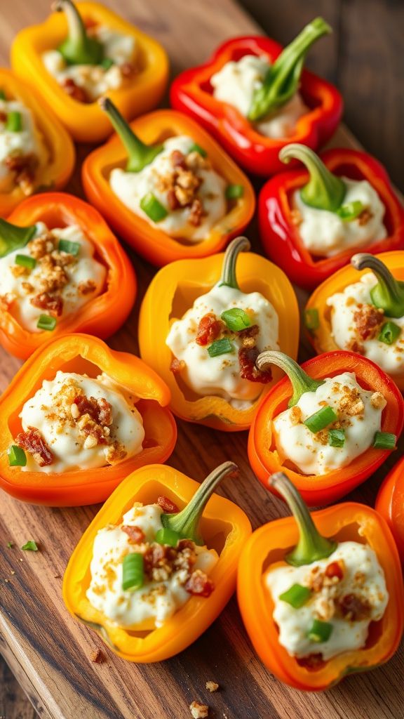 Stuffed Mini Bell Peppers