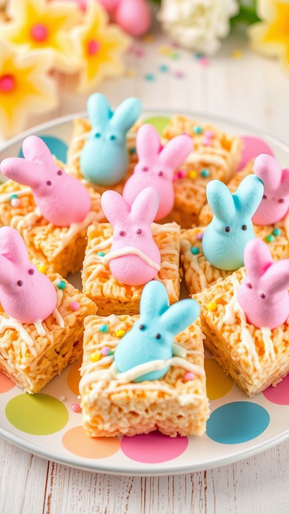 Sweet Peep Rice Krispie Treats  