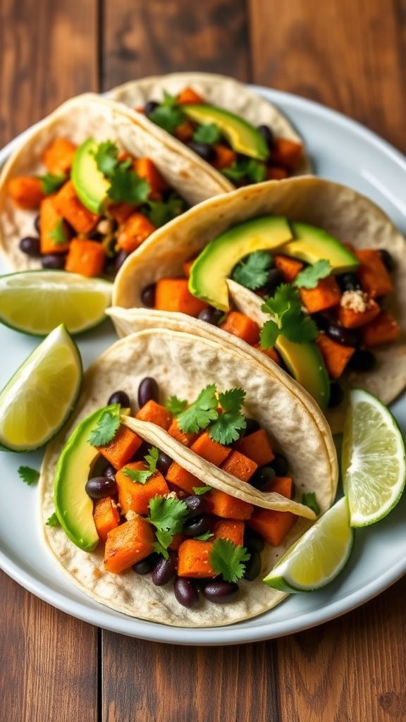 Sweet Potato and Black Bean Tacos