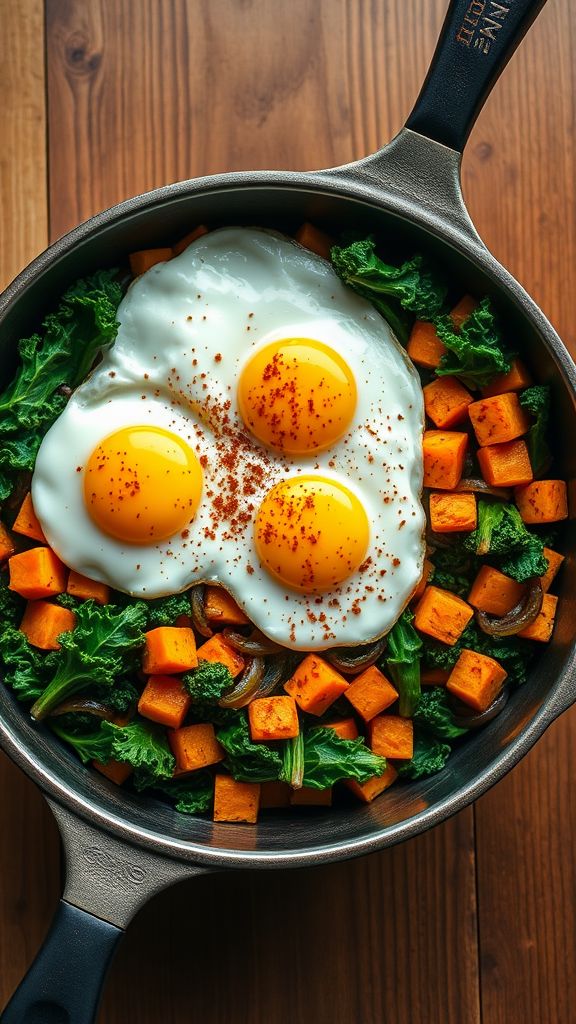 Sweet Potato and Kale Hash