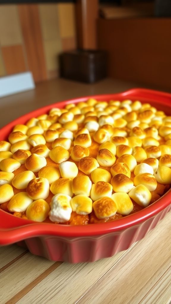 Sweet Potato Casserole with Marshmallow Topping