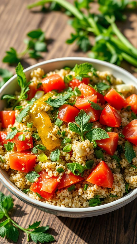 Tabouleh Salad with Fresh Herbs  