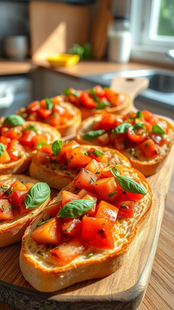 Tomato Basil Bruschetta  