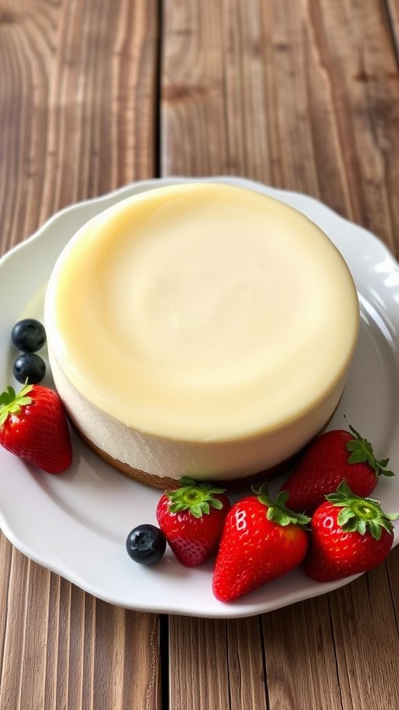 Vanilla Bean and Elderflower Cheesecake  