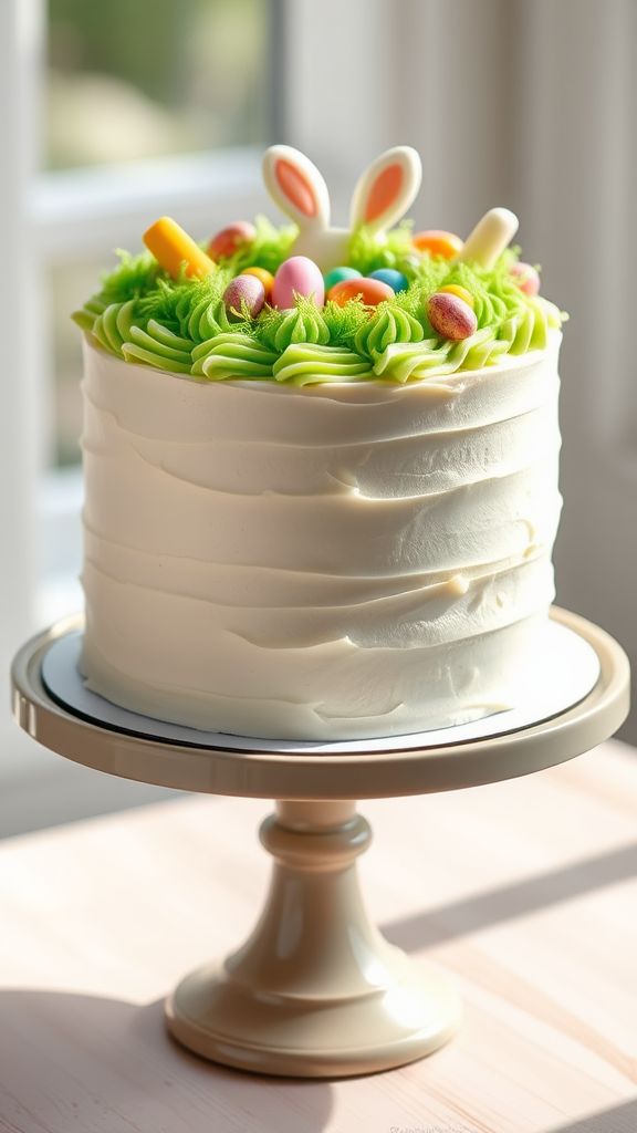 Vanilla Bean Bunny Hollow Cake