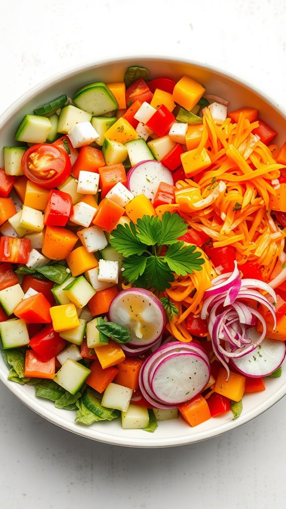 Vibrant Vegetable Medley Salad