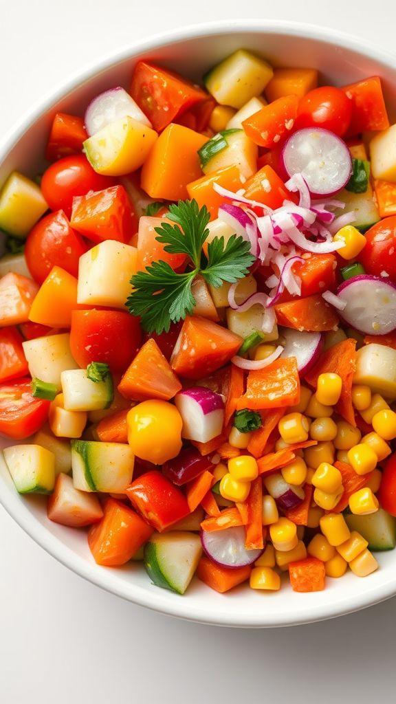 Vibrant Veggie Medley Salad