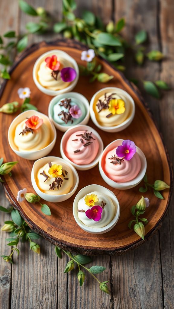 Whimsical Eggshell Mousse