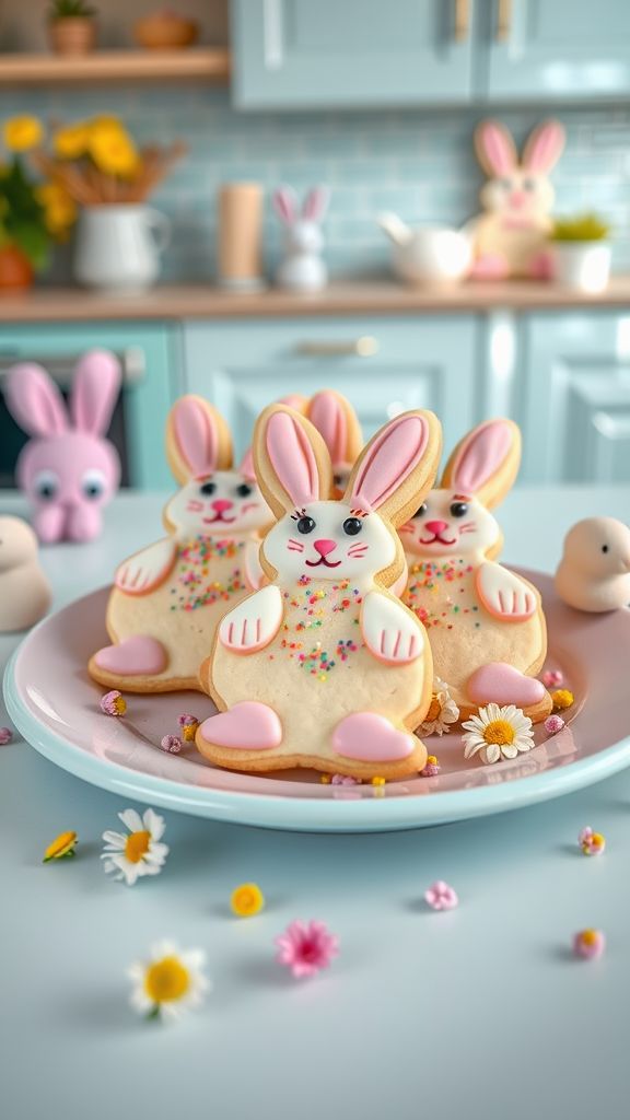 Whimsical Wabbit Sugar Cookies  