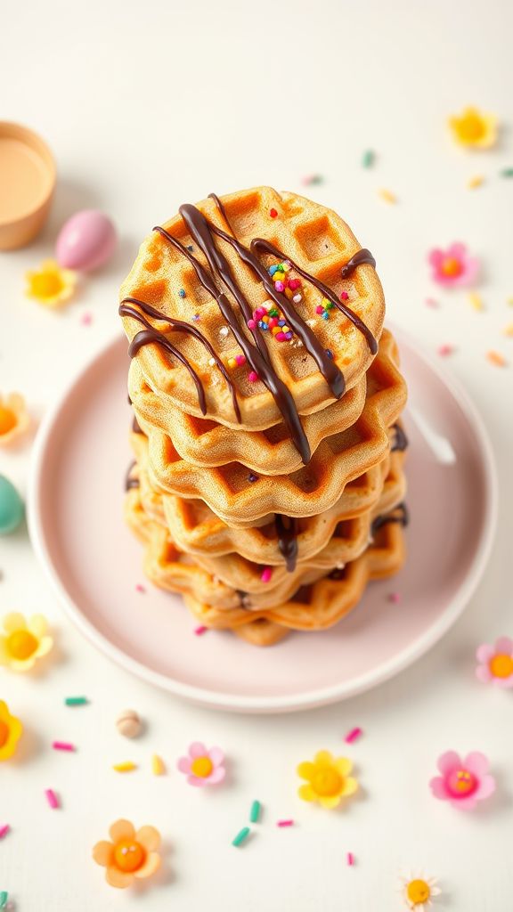 Whimsical Waffle Cookies  