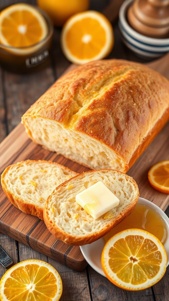 Zesty Citrus Olive Oil Bread