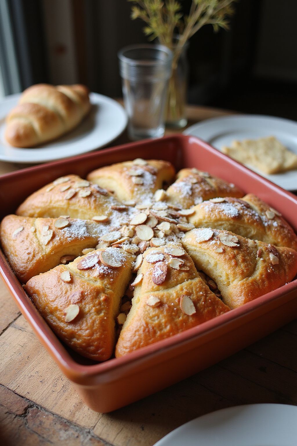 Almond Croissant Breakfast Casserole  