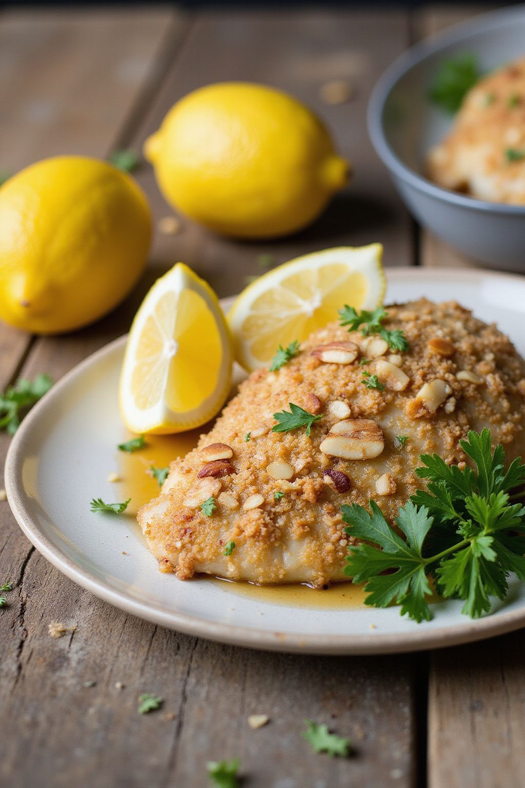 Almond-Crusted Baked Tilapia  