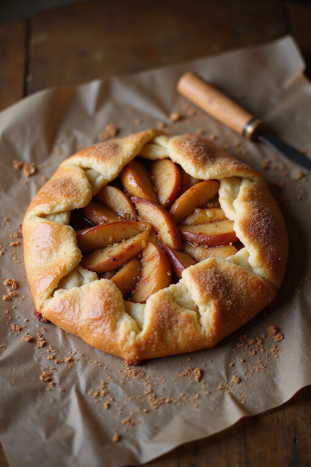 Apple Cinnamon Galette  