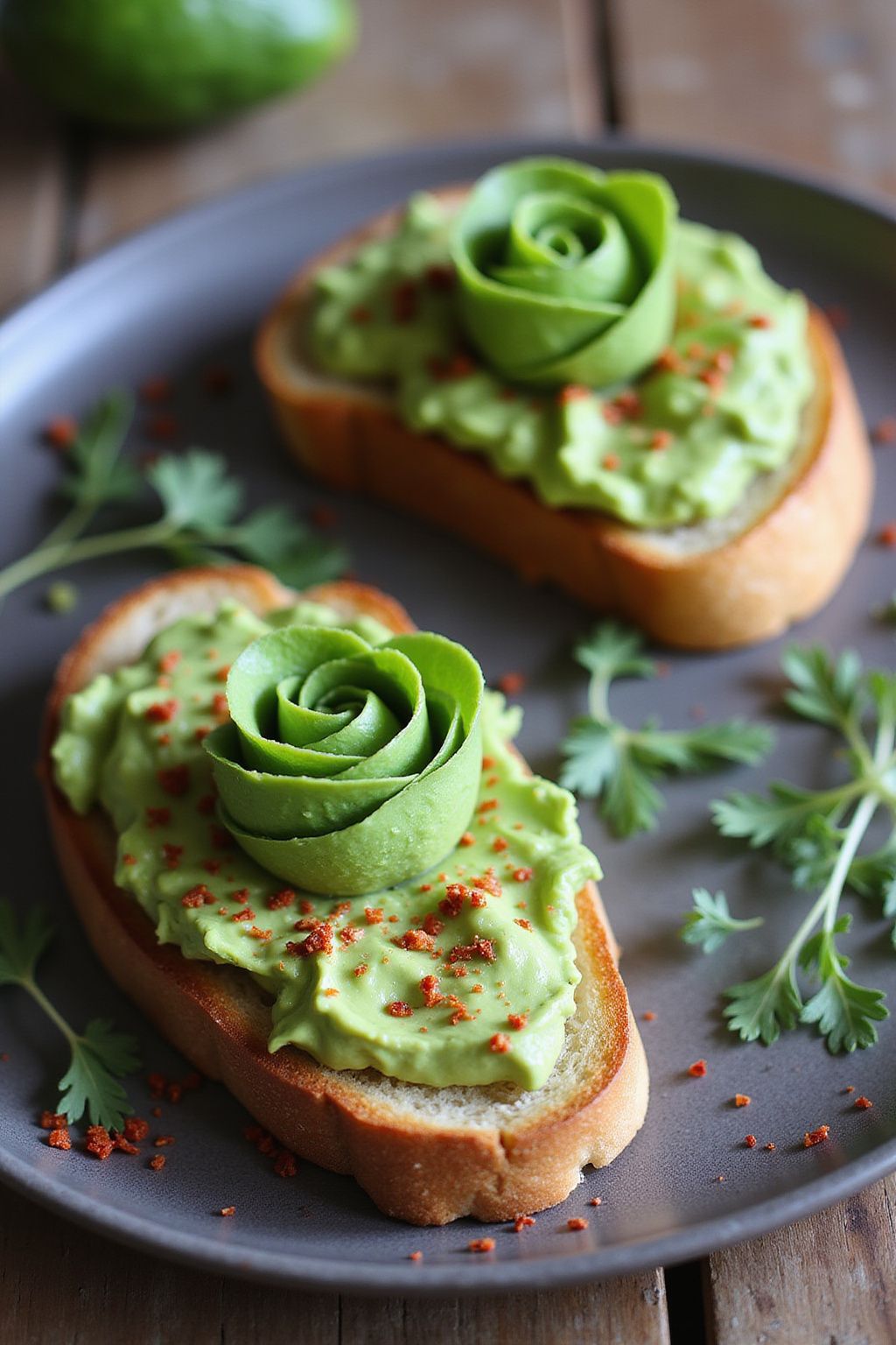 Avocado Rose Tartine  