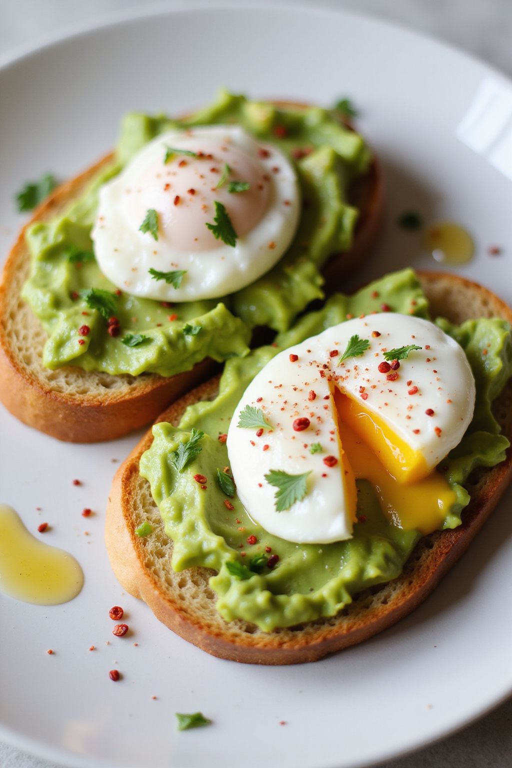 Avocado Toast with Poached Eggs