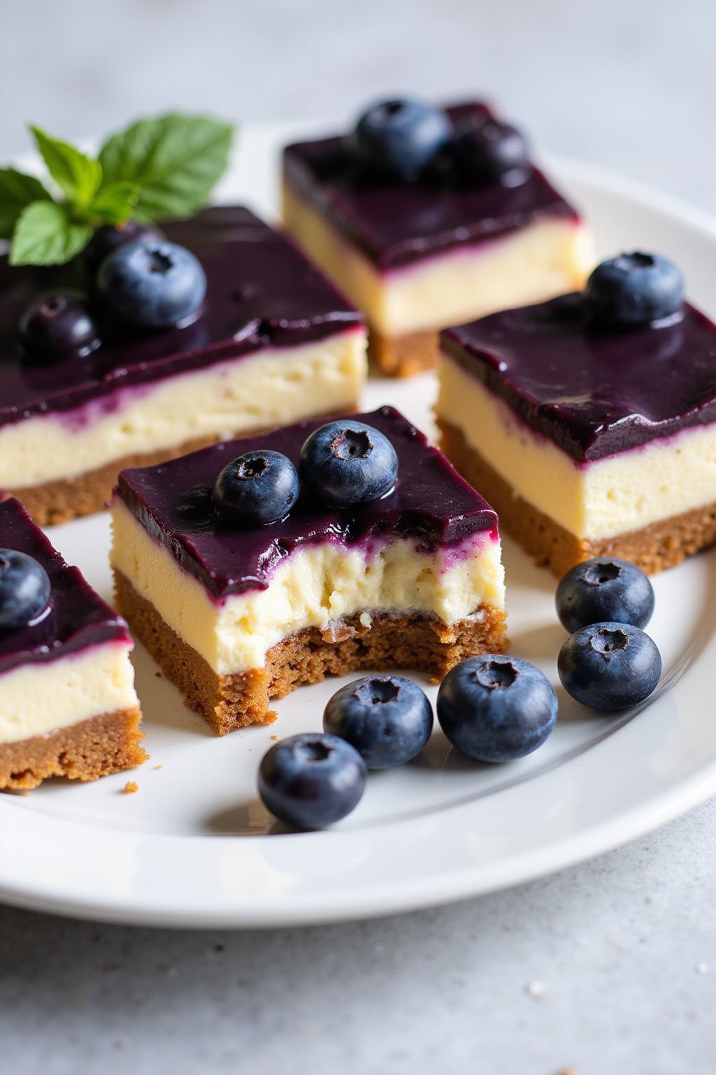 Blueberry Cheesecake Bars  