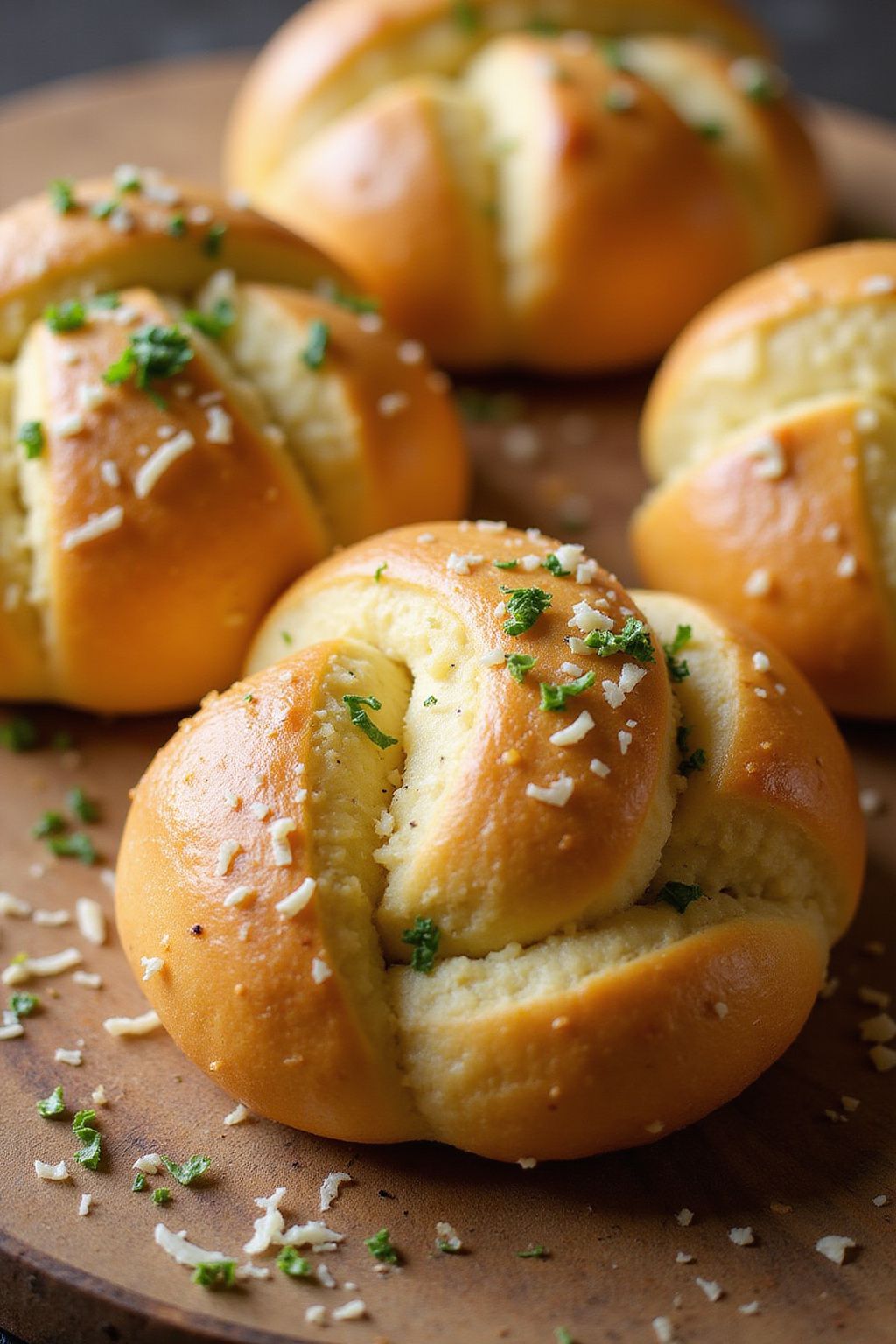 Buttery Garlic Knots with a Twist  