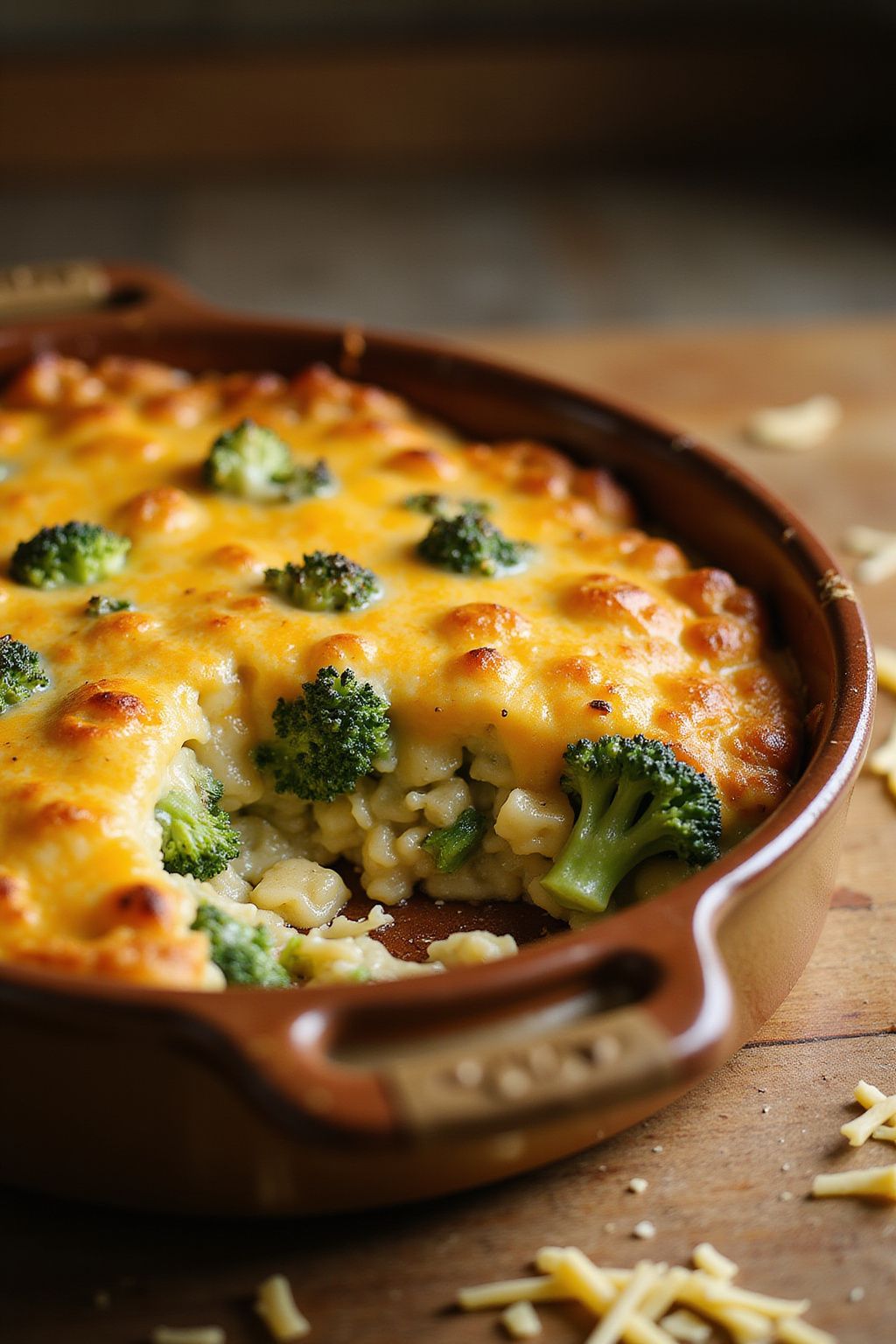 Cheesy Broccoli and Rice Casserole  