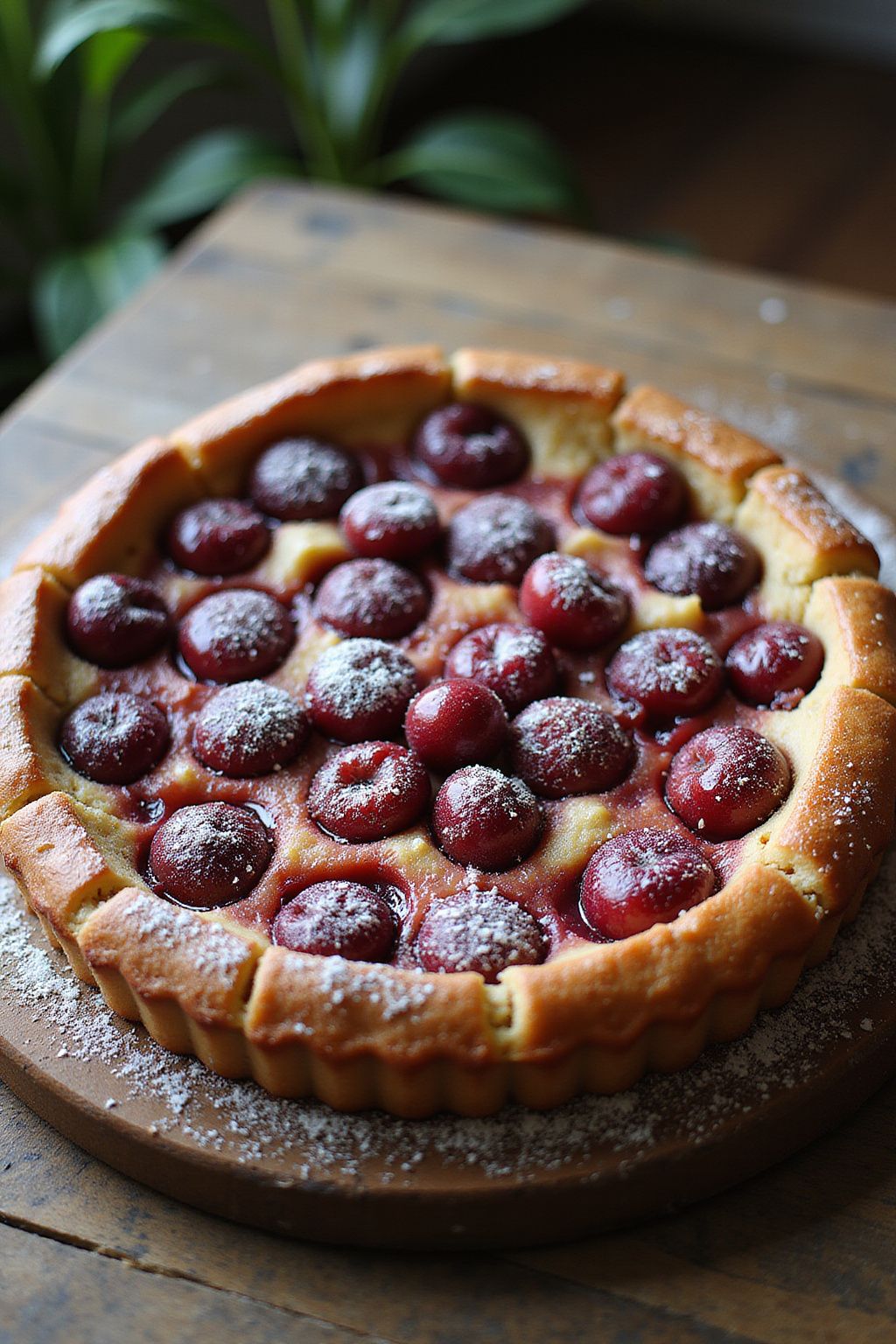 Cherry Clafoutis Tart