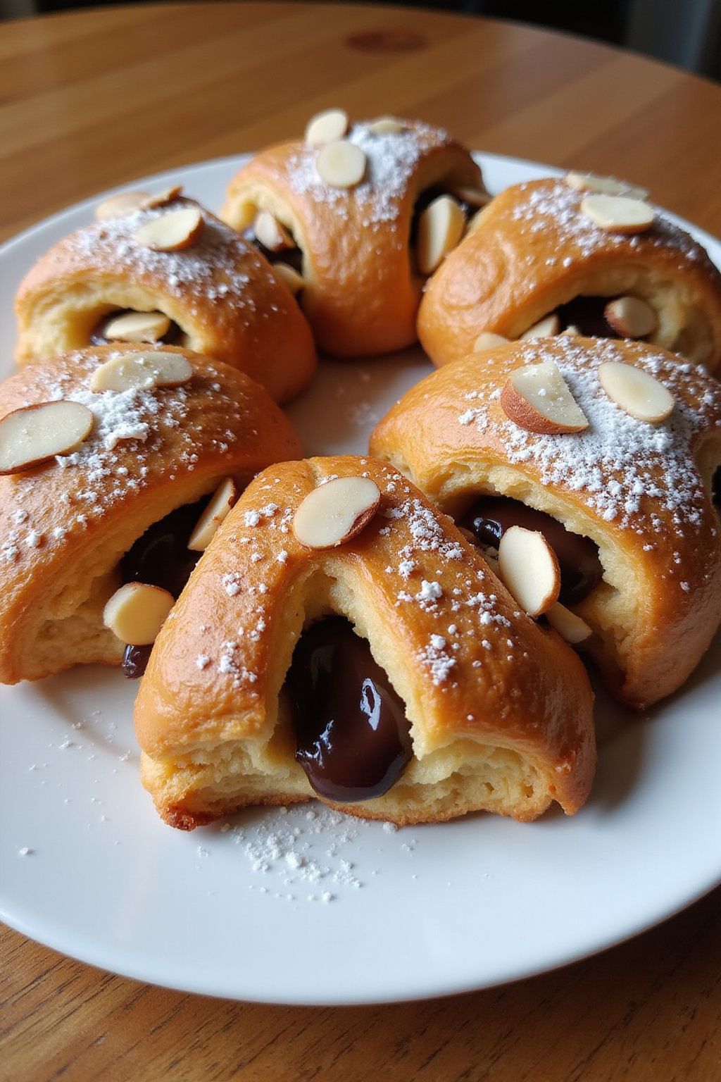 Chocolate Almond Croissants