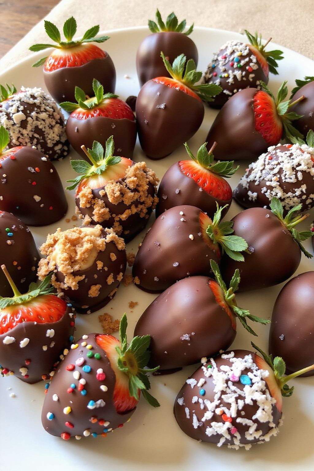 Chocolate-Dipped Strawberries with a Twist  