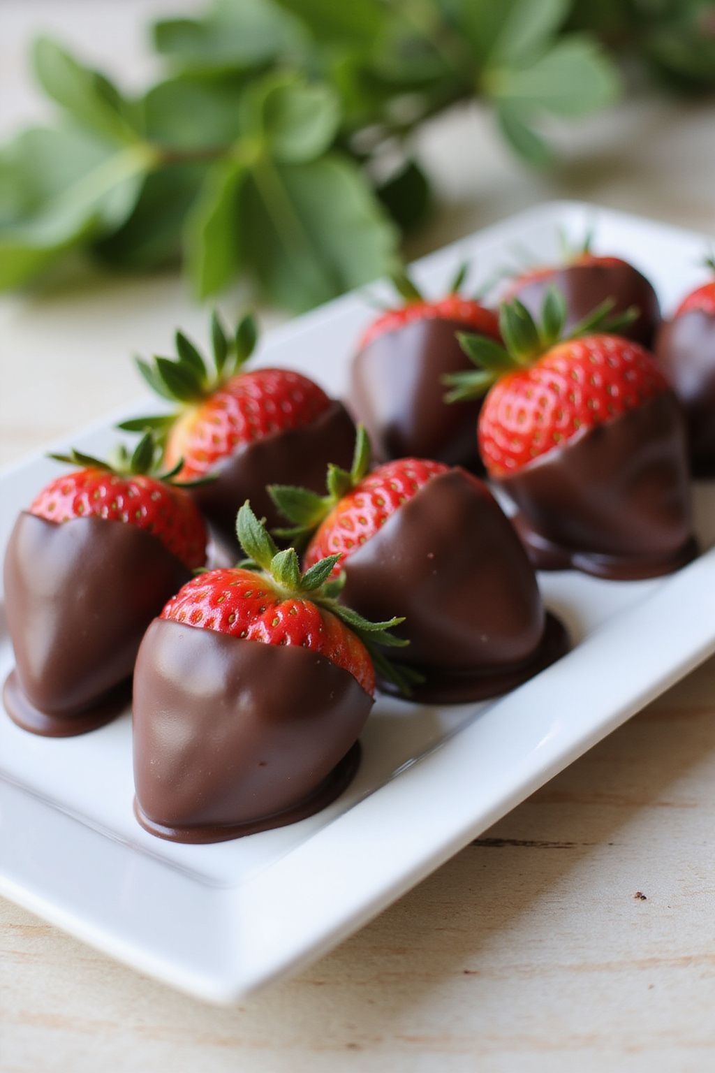 Chocolate-Dipped Strawberries  