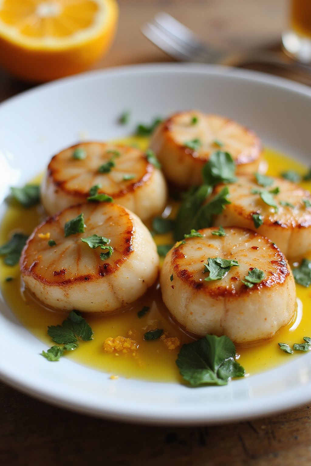 Citrus Herb Scallops